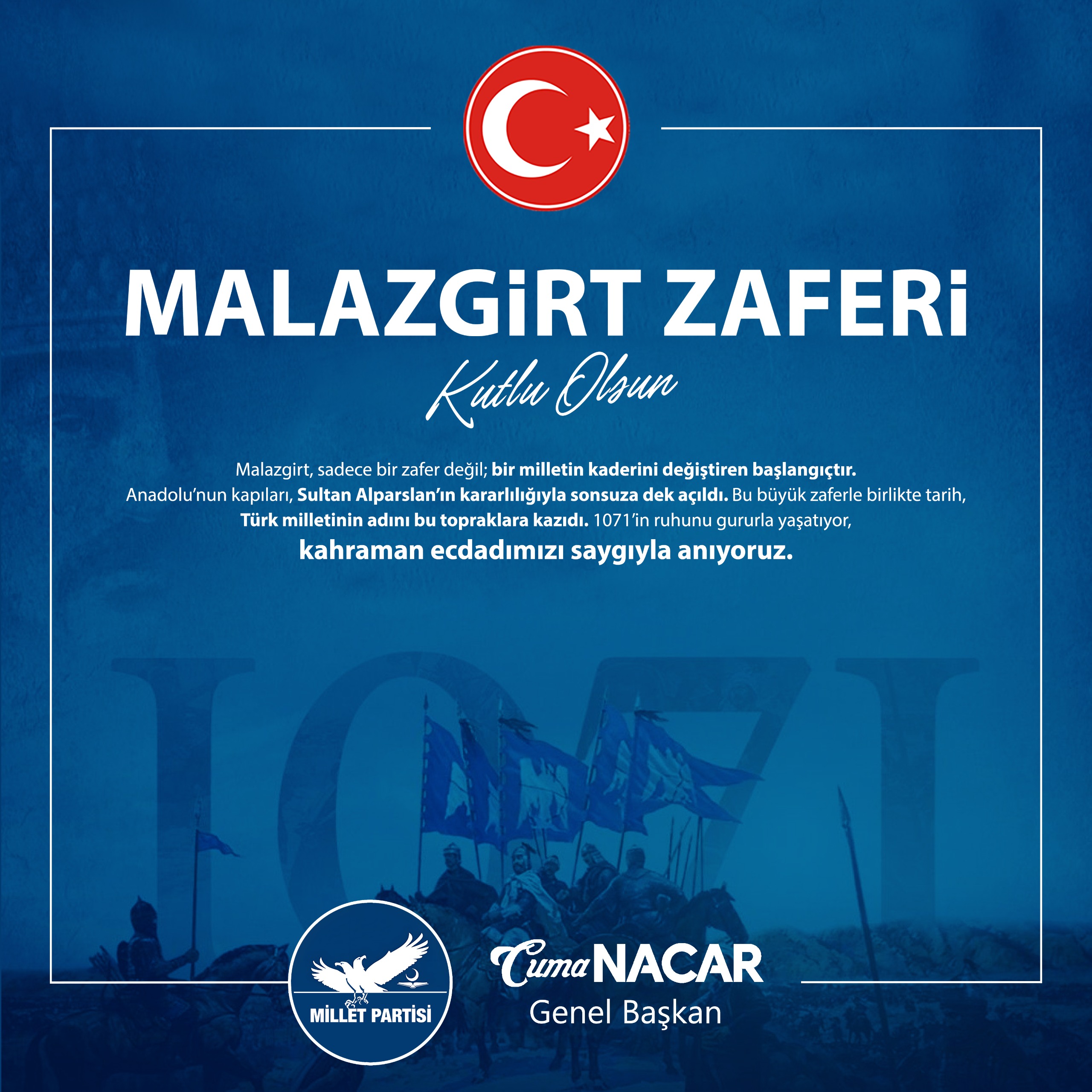 MALAZGİRT RUHUYLA EMPERYALİZMİN &nbsp;KARŞISINDA 954. YIL"