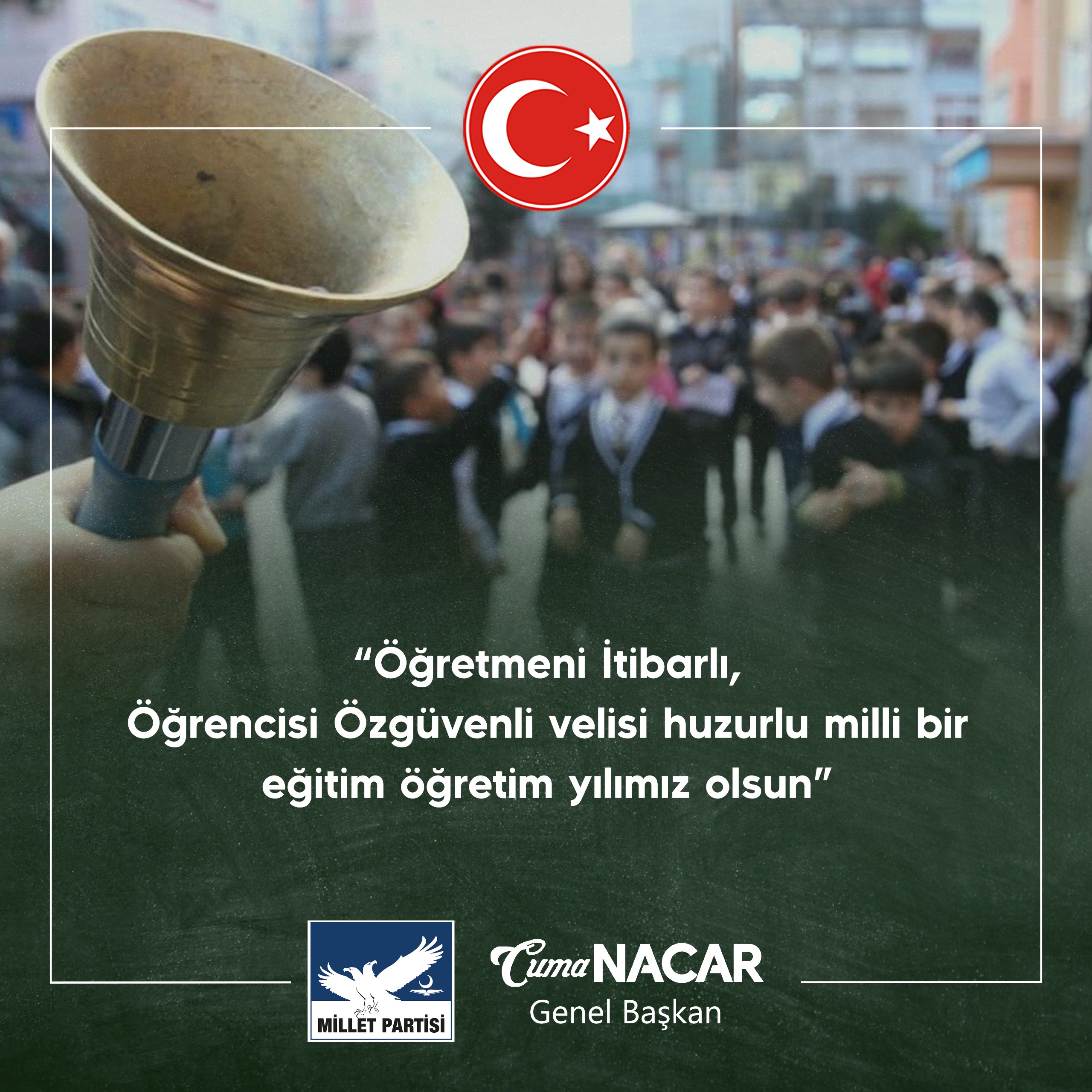 MUHTEŞEM T&Uuml;RKİYE MİLLETİMİZİN GEN&Ccedil; DİMAĞLARININ OMUZLARINDA Y&Uuml;KSELECEKTİR&nbsp;